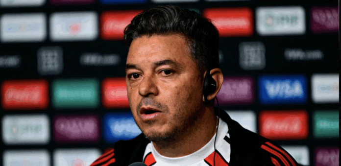 Marcelo Gallardo habló con cautela sobre la venta de Mastantuono al Real&nbsp;Madrid